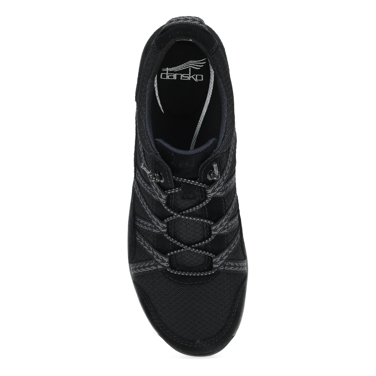 Harlyn Wide Black/Black Suede | Dansko Top Pick