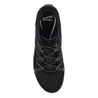 Harlyn Wide Black/Black Suede | Dansko Top Pick