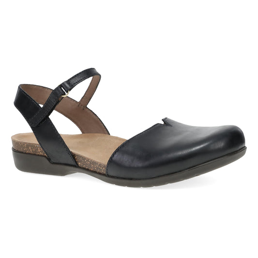 Rowan Wide Black Waxy Burnished | Dansko Special Offer