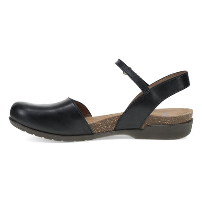 Rowan Wide Black Waxy Burnished | Dansko Special Offer