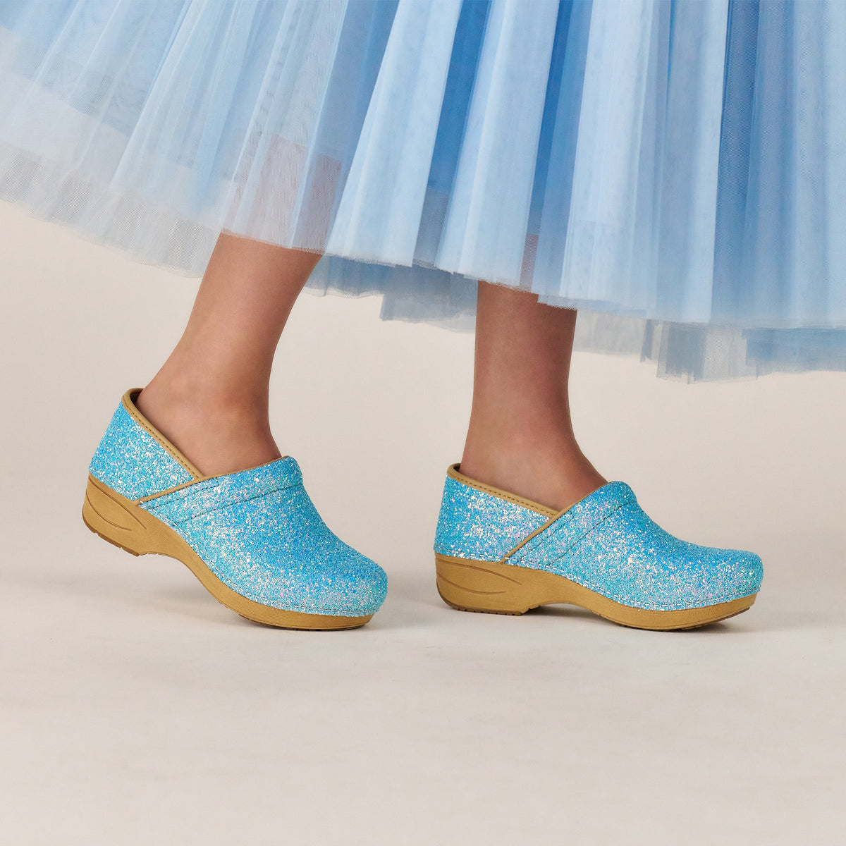 Wide XP 2.0 Ice Blue Glitter | Dansko Latest