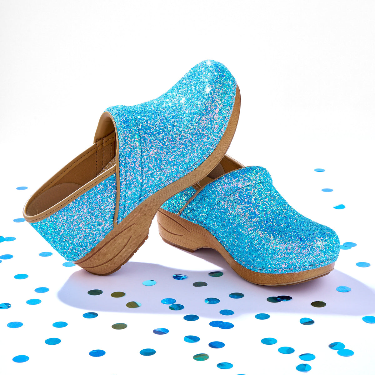 Wide XP 2.0 Ice Blue Glitter | Dansko Latest
