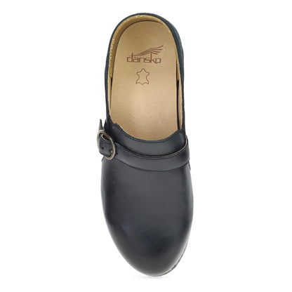 Margaret Black Burnished Calf | Dansko Quality