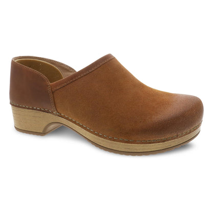 Brenna Tan Burnished Suede | Dansko Best Seller