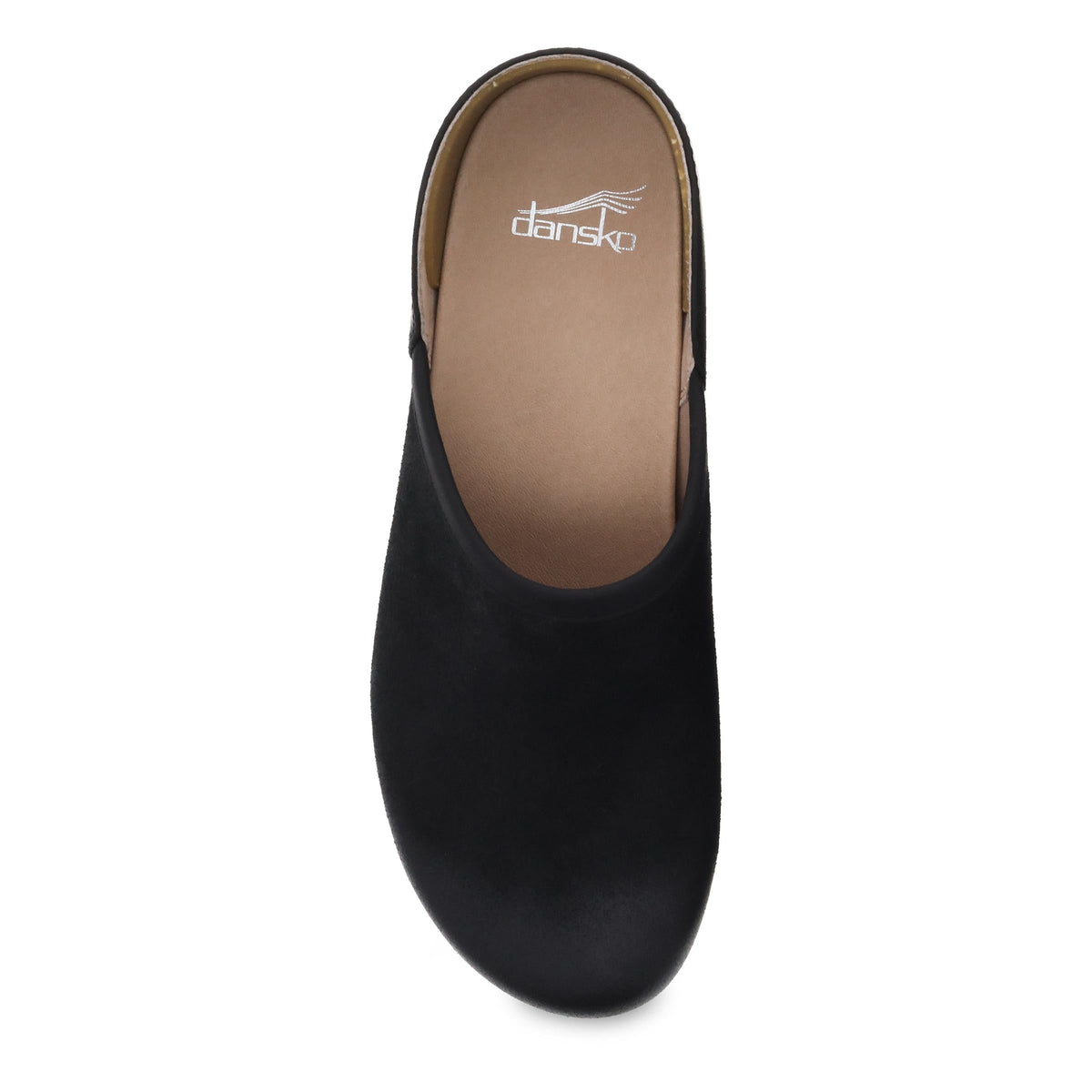 Brenna Black Burnished Suede | Dansko Trending