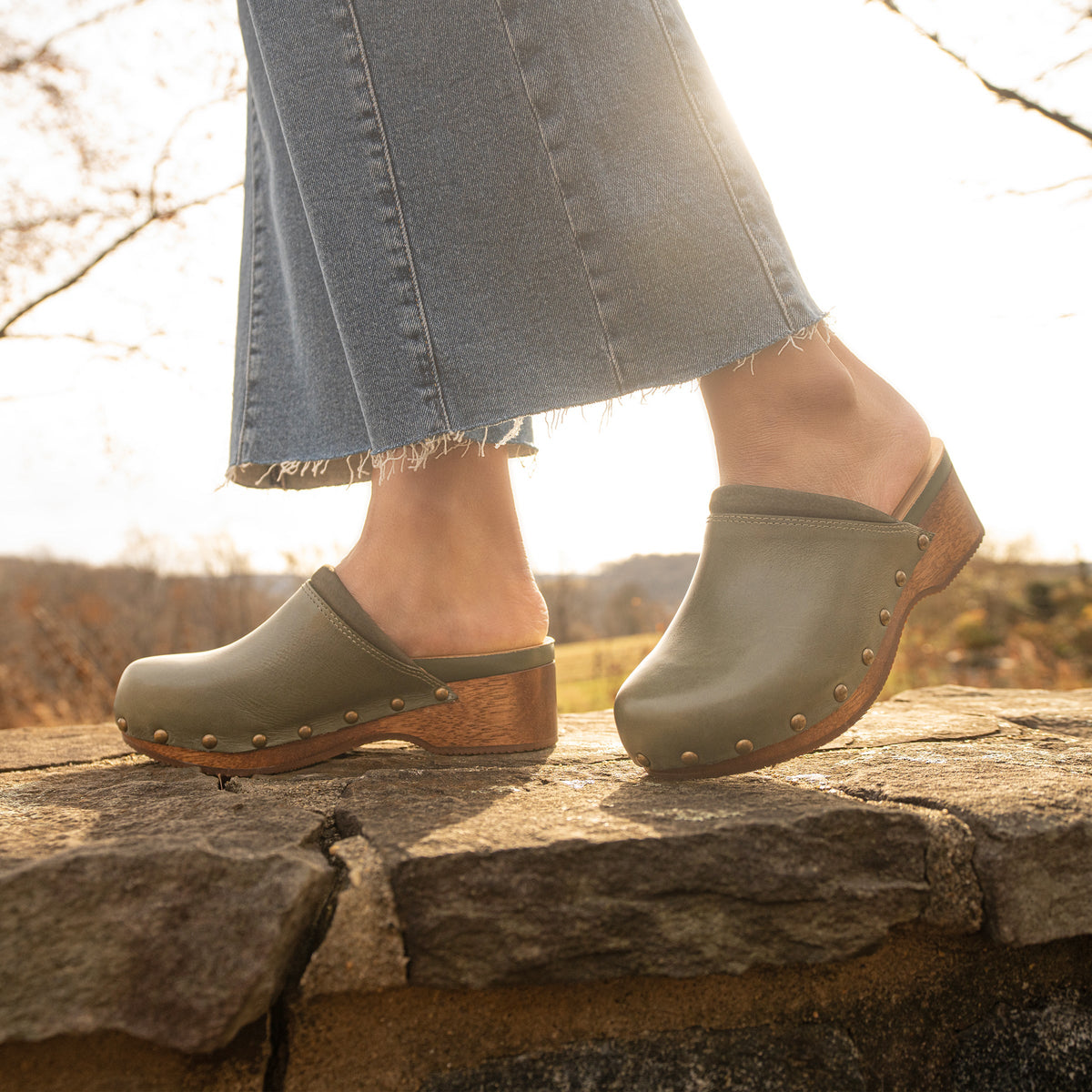 Andie Olive Calf | Dansko Best Seller