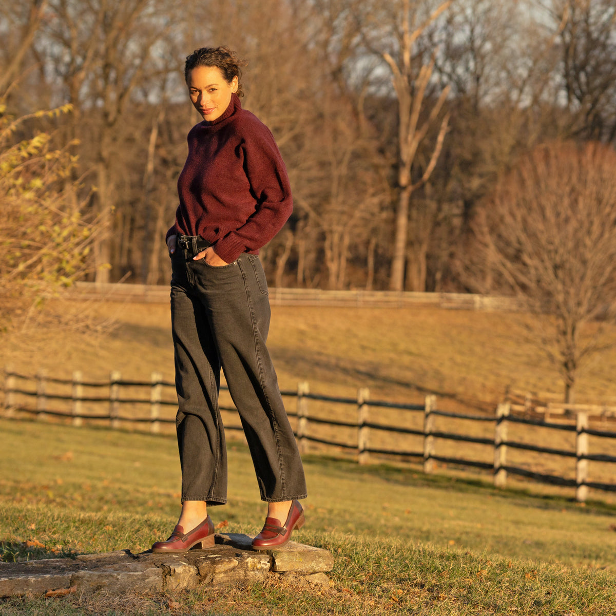 Danica Plum/Chocolate Waterproof Burnished | Dansko Deals