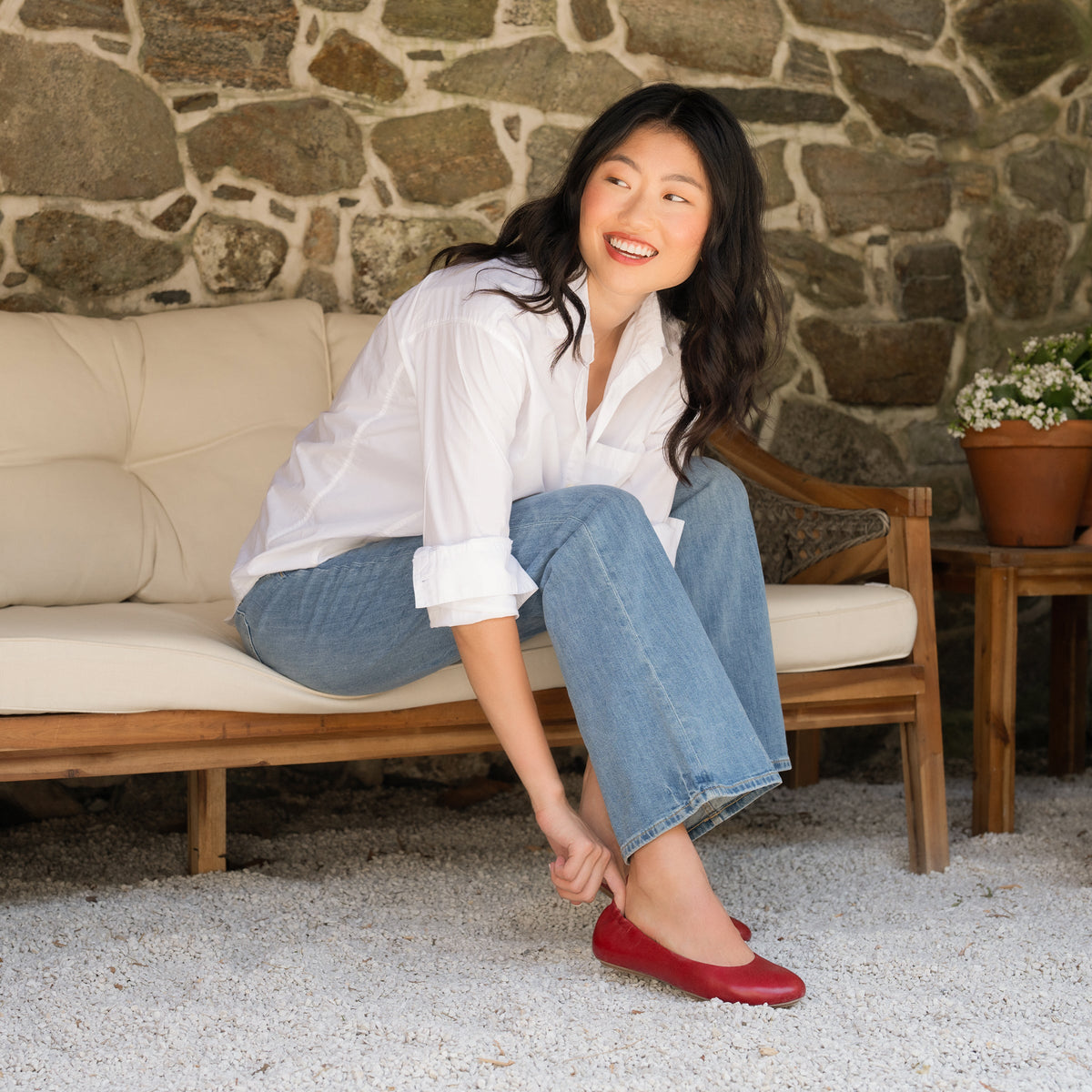 Mollie Red Nappa | Dansko Signature