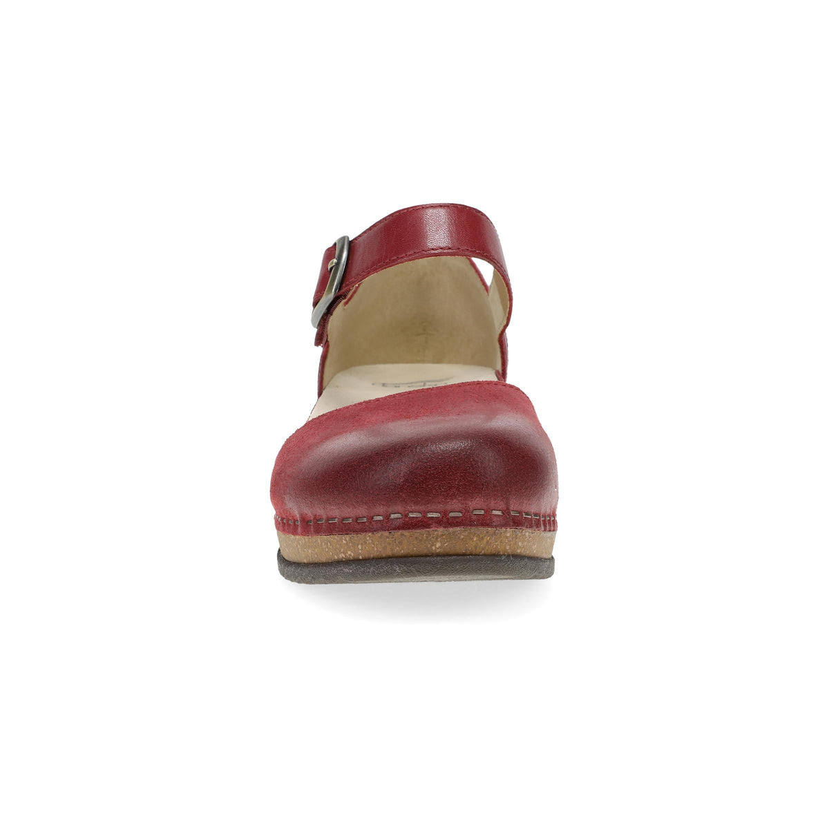 Mae Red Burnished Suede | Dansko Classic