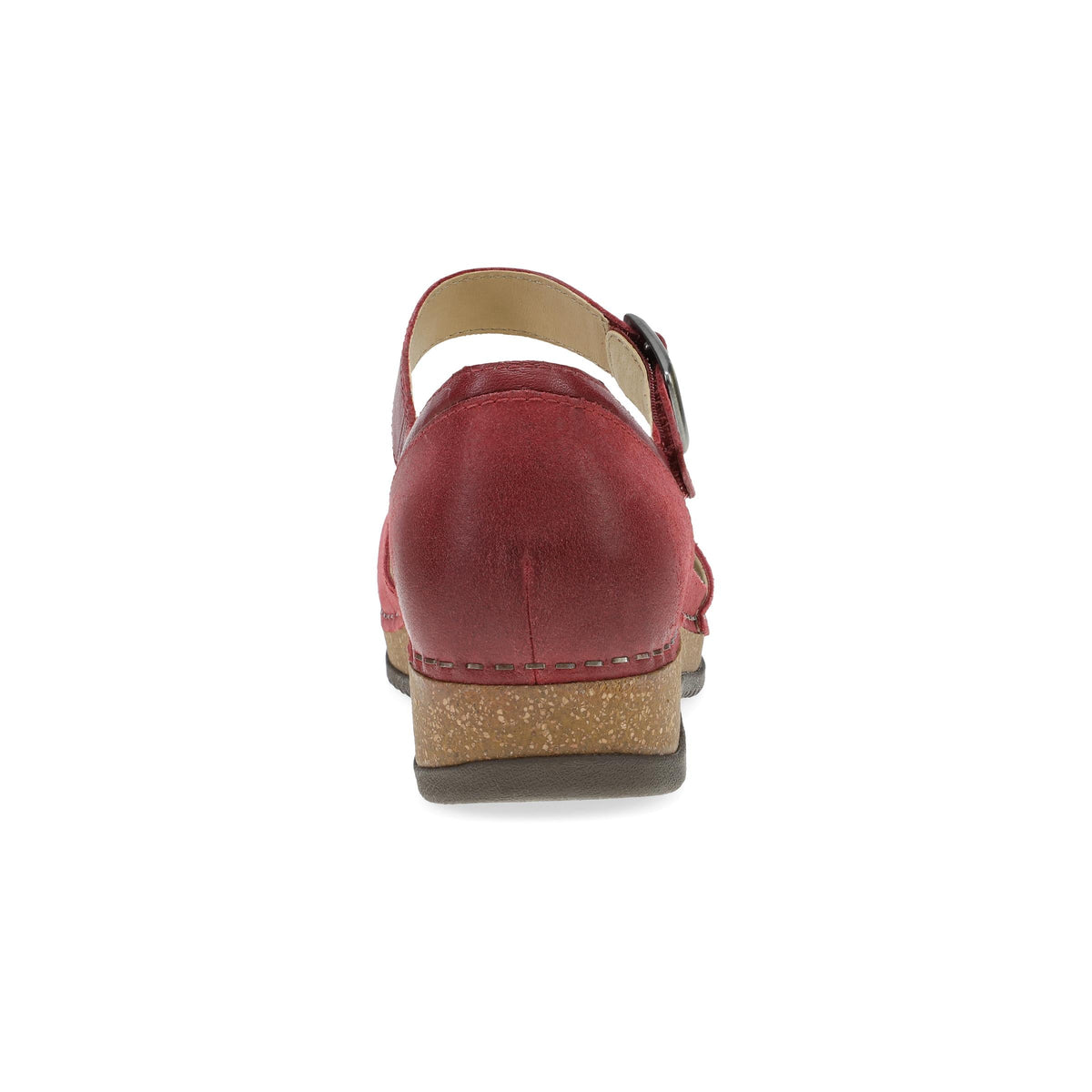 Mae Red Burnished Suede | Dansko Classic